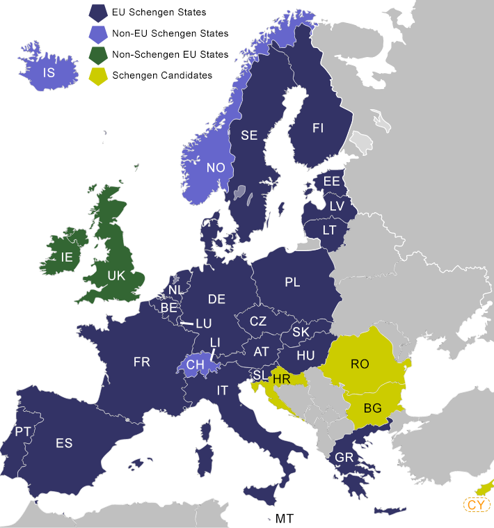 Schengen zone